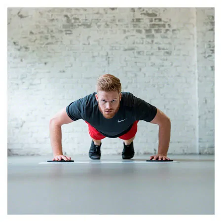 Flowin fitness training mat incl. bag and sliding pads