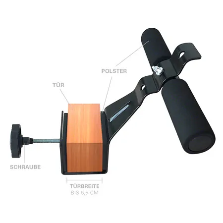 Sit-Up Bar Abdominal trainer for door attachment