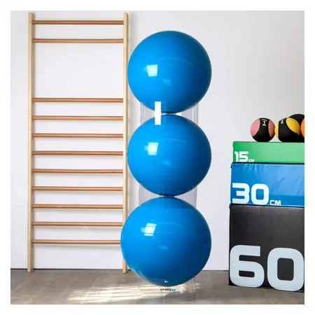 Support rack for exercise balls,  40 cm, 3-piece