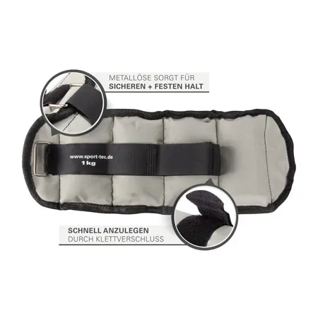 Weight bands, 1 kg, pair