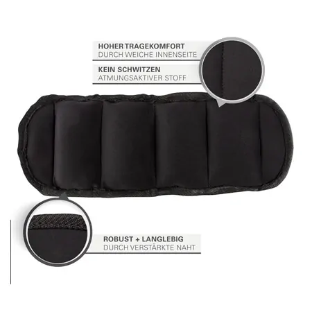 Weight bands, 1 kg, pair