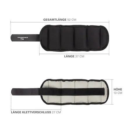 Weight bands, 1 kg, pair