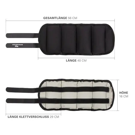 Weight bands, 2 kg, pair