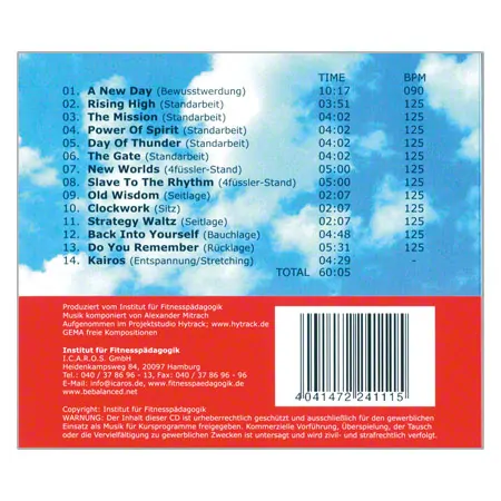 CD - Balanced Power - , 60 min.