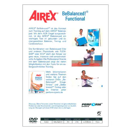 DVD - AIREX BeBalanced! Functional - , 54 min.