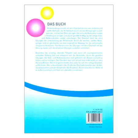 Book - back exercises with the Overball - - Gentle strengthening and stretching, 144 pages