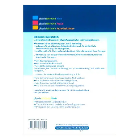 Book - Studies in Physiotherapy - , 200 pages