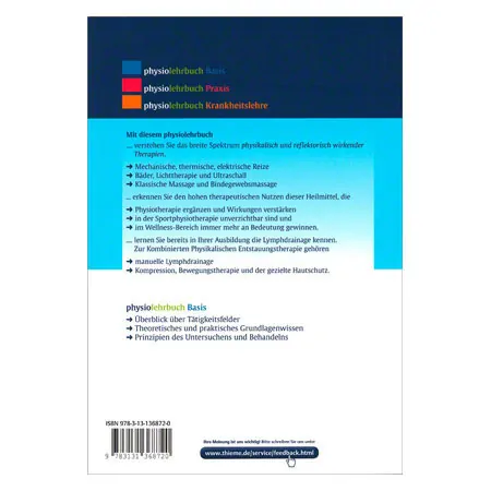 Book - Physical therapy, massage, electrotherapy and lymphatic drainage - , 328 pages