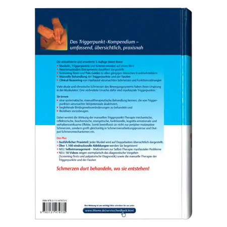 Book manual trigger point therapy, 776 pages