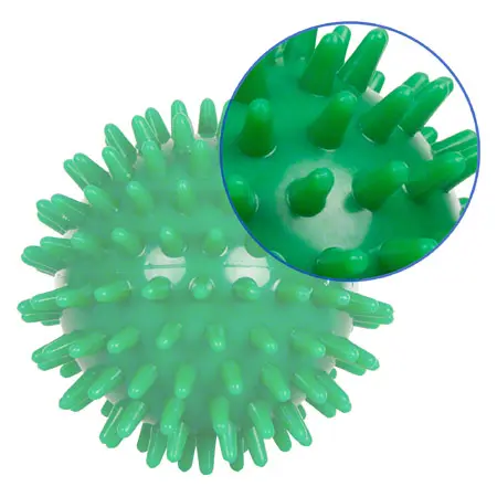 Spiky Massage Ball,  7 cm, green, medium