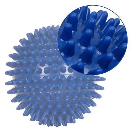 Spiky Massage Ball,  10 cm, blue, medium