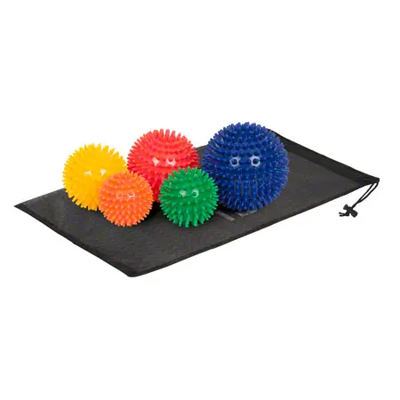 Hedgehog ball medium, set of 5, incl. storage bag