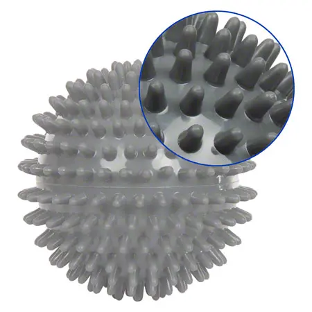 Spiky Massage Ball,  9 cm, anthracite gray, hard