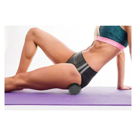 Spiky Massage Ball,  9 cm, anthracite gray, hard