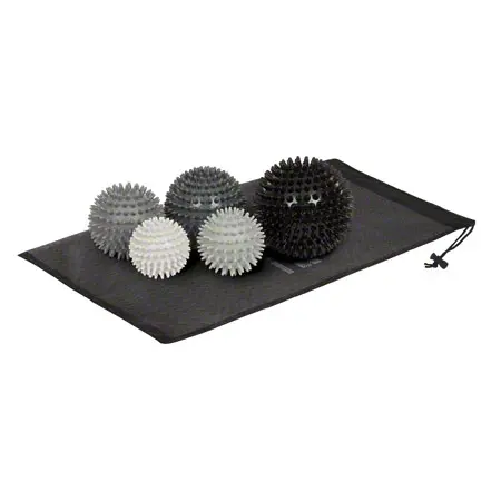 Hedgehog ball hard, set of 5, incl. storage bag