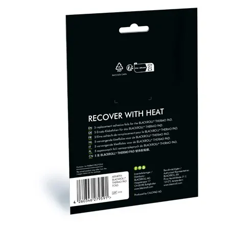 BLACKROLL Thermo Pad Foils, set of 5