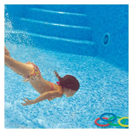 TOGU PVC diving ring,  16 cm, set of 4