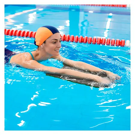 BECO floating board KICK, PE foam, 47 x 31 x 3,6 cm