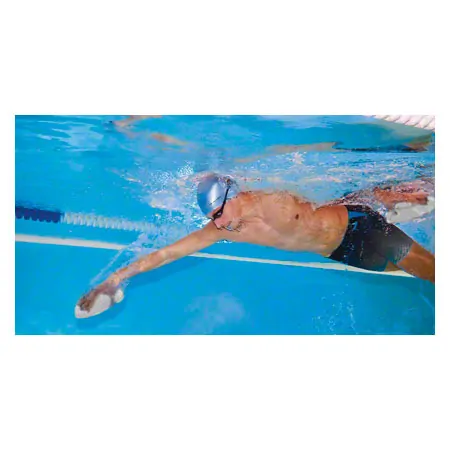 BECO Handpaddles swimming trainer, size L, pair, gray