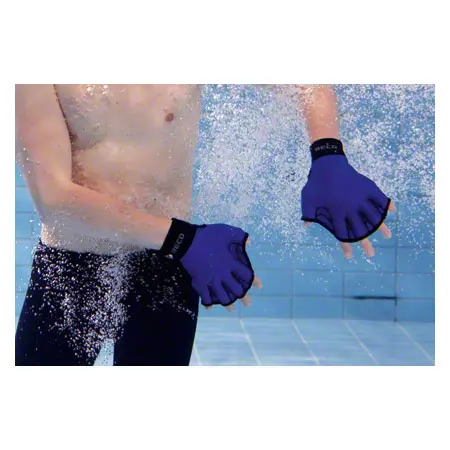 BECO neoprene gloves with finger hole, size S, pair, turquoise