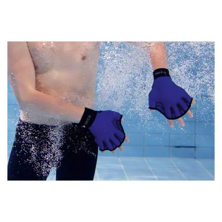 BECO neoprene gloves with finger hole, size L, pair, blue