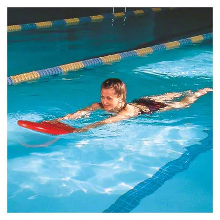Swimming board, 47x30x4 cm, red