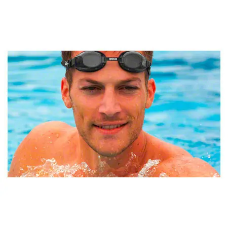 BECO Universal swimming goggles, black
