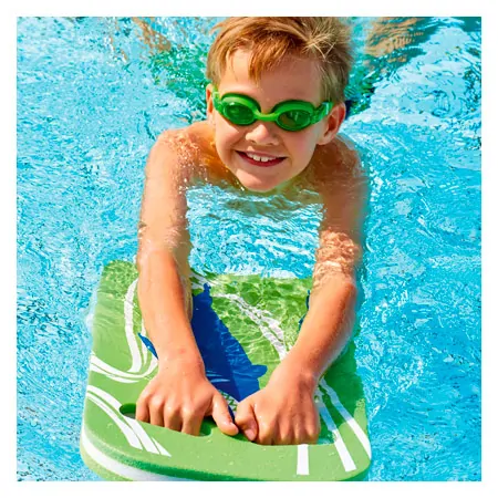 BECO-SEALIFE kickboard swimming board SHARKY, 47x31x3,6 cm, green