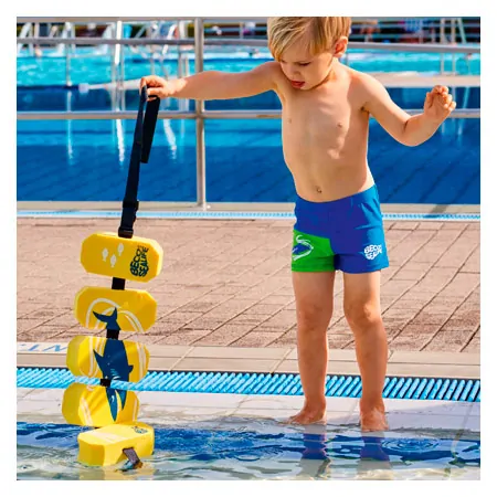 BECO-SEALIFE swimming belt 5-block, 19-30 kg + BECO children swimming goggles