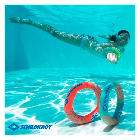 Schildkrt Diving rings with sand filling, set of 3,  14 cm