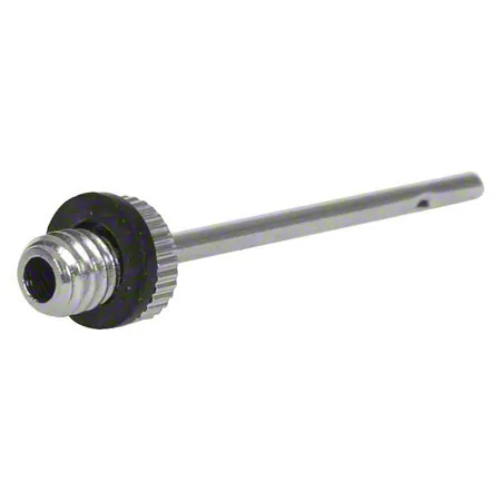 Ball pump chrome,  28 mm x 38 cm incl. 10 needle valves