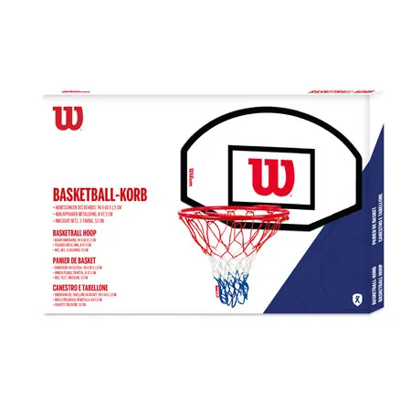 Wilson basketball hoop with backboard 90x60x1,5 cm,  45 cm, incl. net