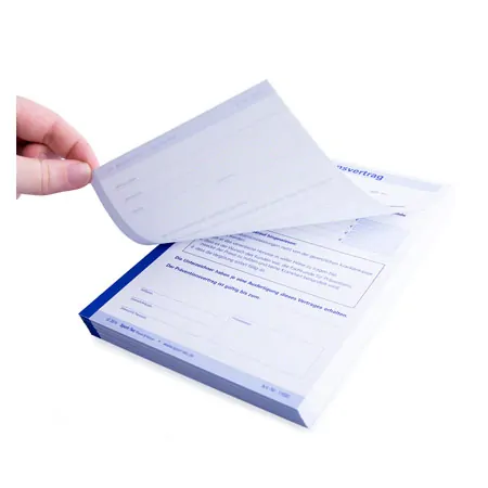 Copy of prevention contract, 1 block of 100 sets (200 sheets), DIN A5