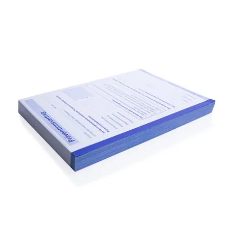 Copy of prevention contract, 1 block of 100 sets (200 sheets), DIN A5