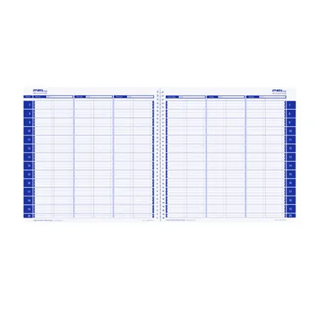 Personal organiser, 2 columns, 20-min interval, Monday - Saturday, 30x30 cm