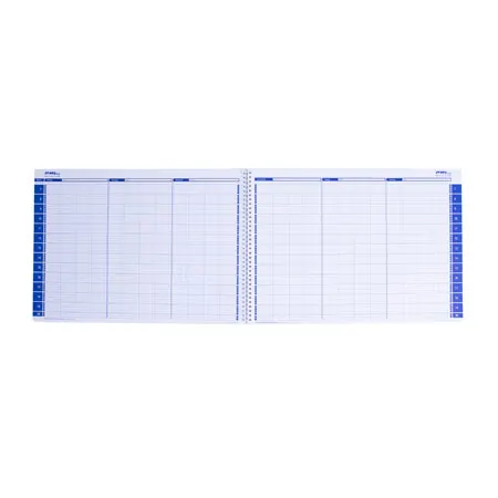 Personal organiser, 4 columns, 15-min interval, Monday - Saturday, A3 landscape