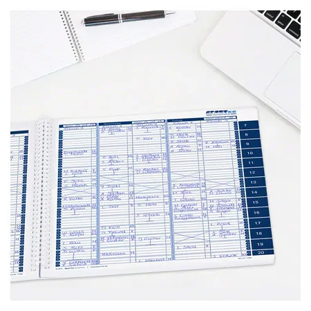 Personal organiser, 2 columns, 15-min interval, Monday - Friday, A4