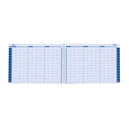Personal organiser, 4 columns, 20-min interval, Monday - Saturday, A3 landscape