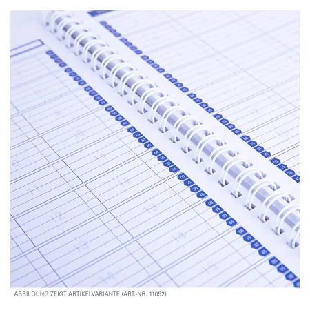 Personal organiser, 6 columns, 15-min interval, Monday - Friday, A3 landscape