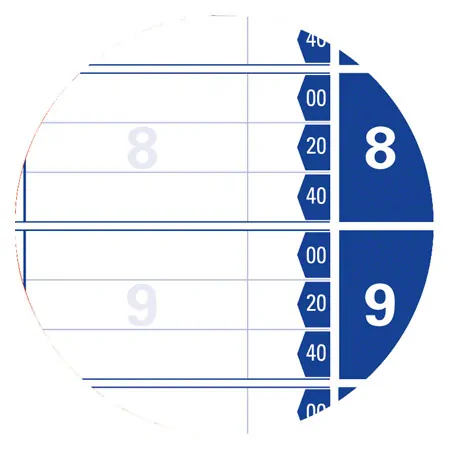 Personal organiser, 6 columns, 20-min interval, Monday - Friday, A3 landscape