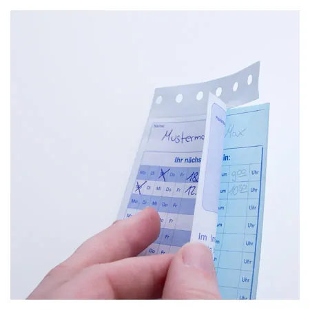 Copy of appointment slip, 10 blocks of 75 sets (1500 sheets), DIN A7