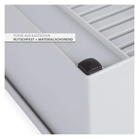 Large plastic index card tray set for up to 1300 cards (A5), 202-piece set, including 200 index cards and dividers