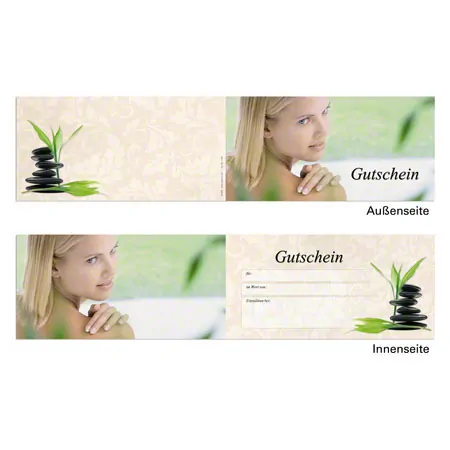 Voucher - Relax - , 25 pieces, DIN long format