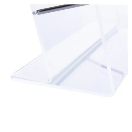 Voucher stand made of acrylic glass
