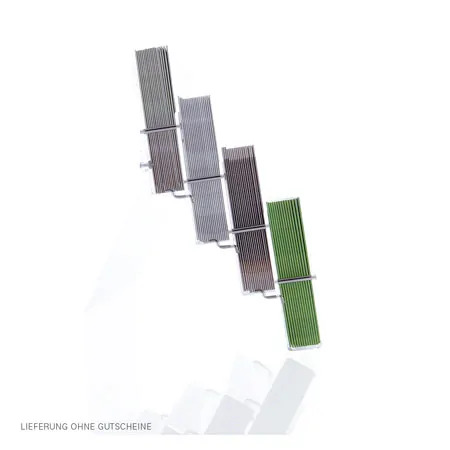 Voucher stand 4-fold made of acrylic glass