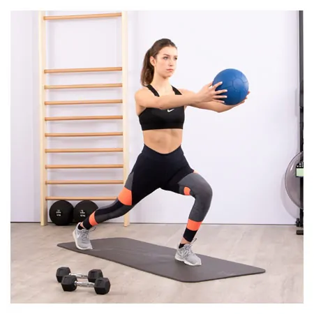 TOGU medicine ball made of Ruton,  21 cm, 0.8 kg, blue