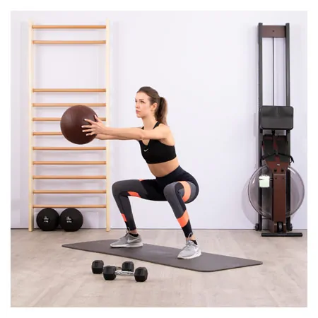 TOGU medicine ball made of Ruton,  28 cm, 2 kg, brown