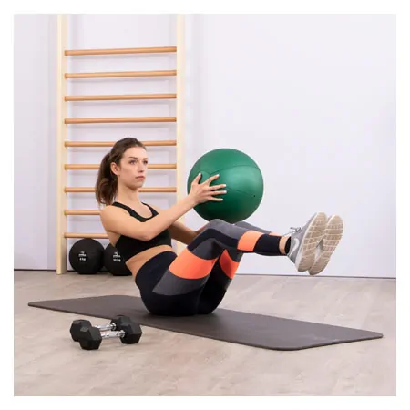 TOGU medicine ball made of Ruton,  34 cm, 4 kg, green