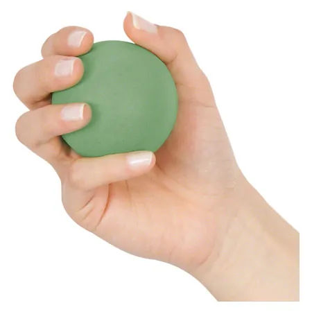 Sponge rubber ball, set of 4:  62 mm, blue, green, red, yellow