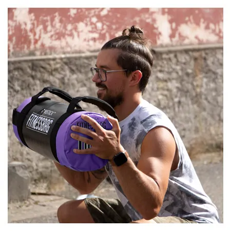 Gymstick Fitnessbag, 10 kg, purple,  22,5x55 cm